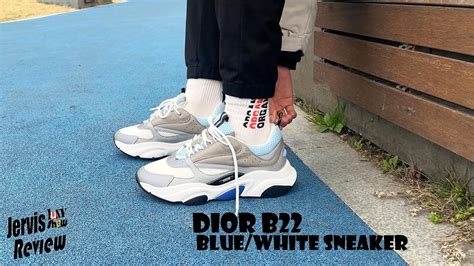 dior b22 white blue sole|Dior b22 black and blue.